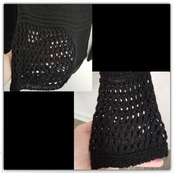 BCBGMAXAZRIA open knit sweater - Picture 4 of 4